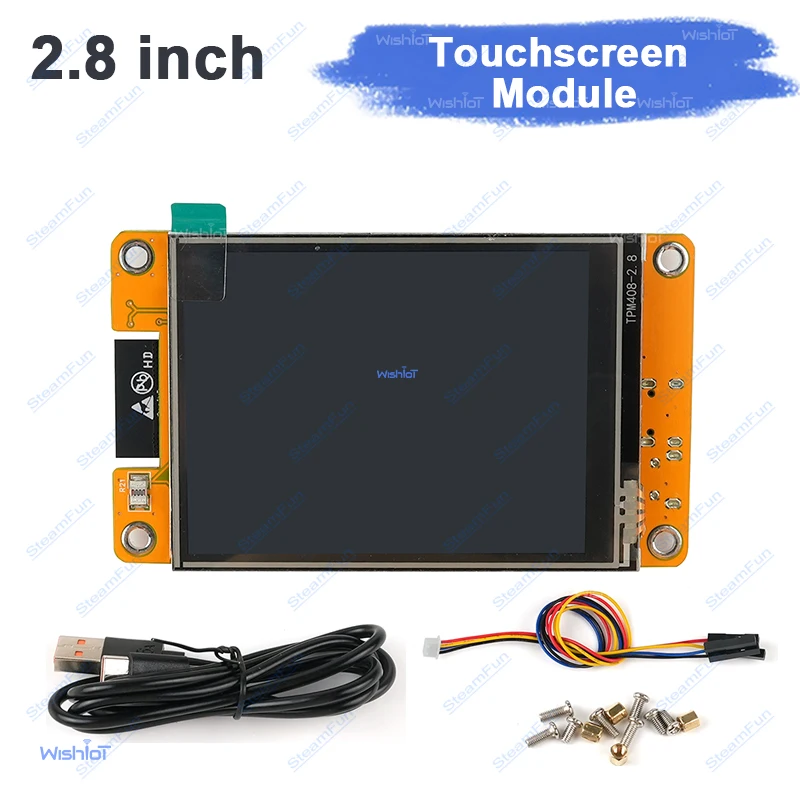 

Heltec ESP32 2.8" Smart Screen Bitcoin Miner NerdMiner V2 410KH/s Hashrate WiFi/BLE ESP32-2432S028R