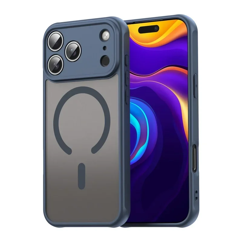 

Matte Frosted phone Case For iphone 17 Air Pro Max Finish Oil Repellent Magnetic Soft Silicone Lens Protection 17 Promax Cover