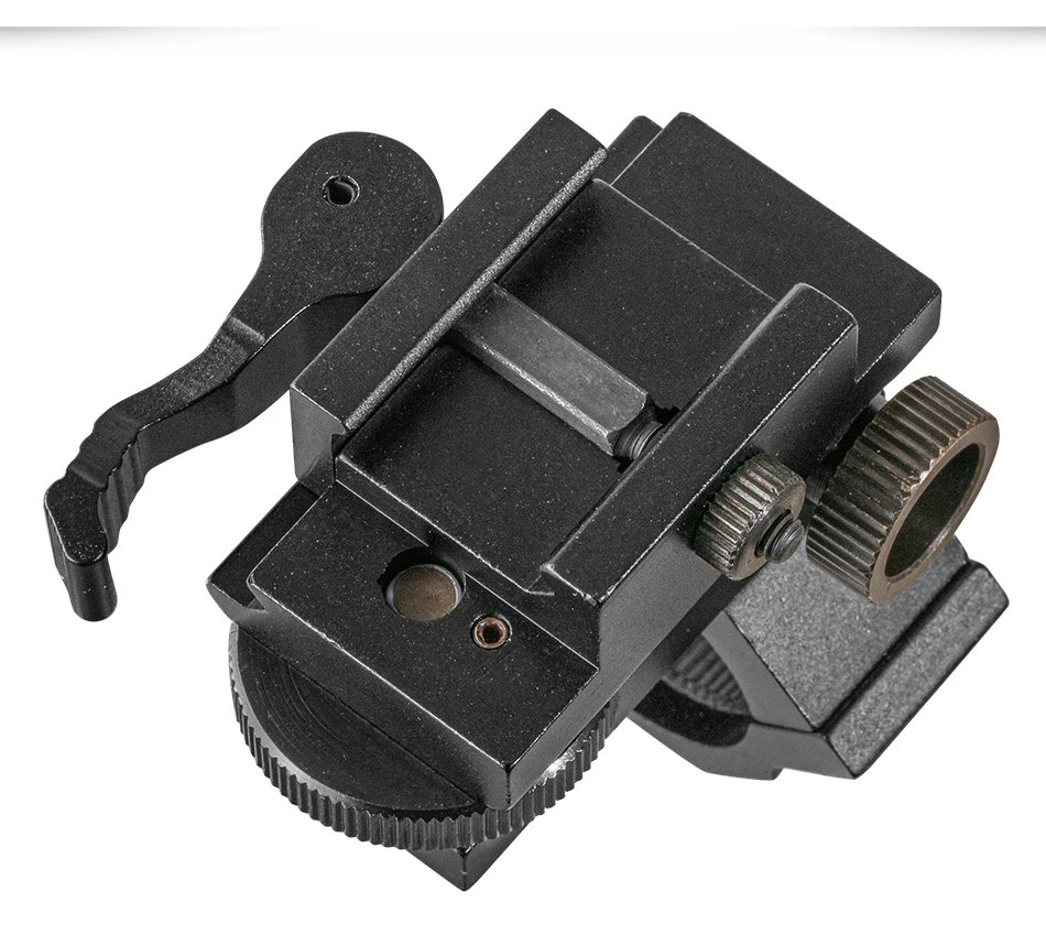 FIRE WOLF Schnellverschluss 25,4mm Zielfernrohrhalterung Wind- und Höhenverstellbare Taschenlampen- und Laserhalterung für 20mm Picatinny-Schiene – Detail 9