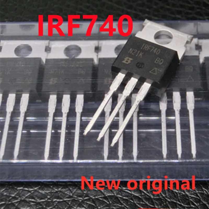 220 MOSFET 트랜지스터, IRF740, IRF740PBF, 400V, 10A, 50 개, 신제품