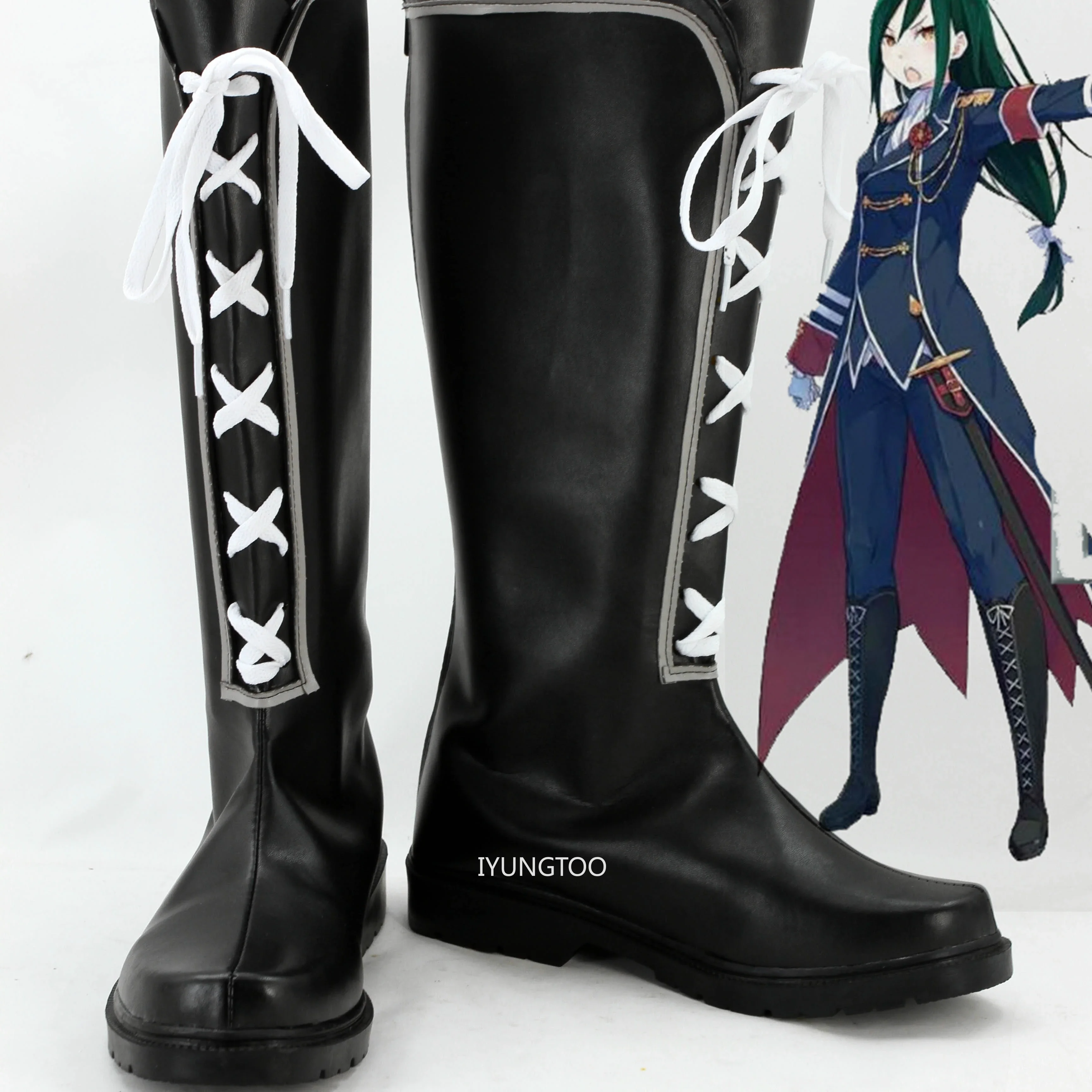 

Re:Zero Crusch Karsten Cosplay Shoes Halloween Long Boots Shoes Comic Cosplay Costume Prop Anime Cosplay Shoes Carnival Cos