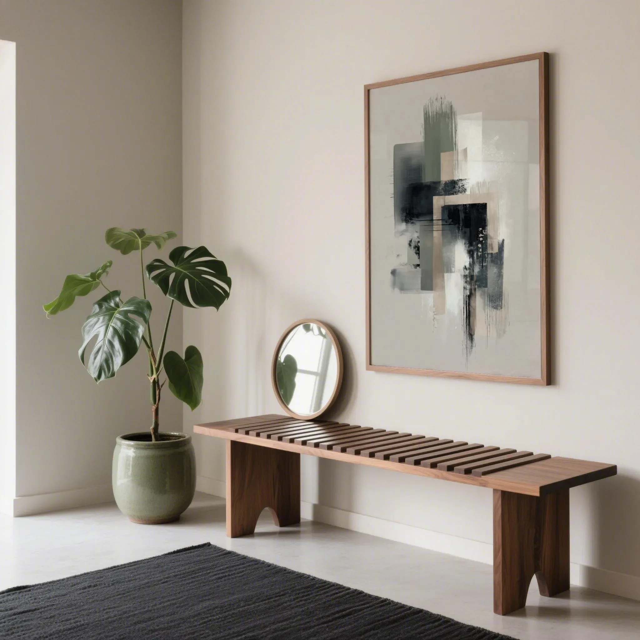 

Abstract Cityscape Mural Art Poster,Minimalist Urban Design Canvas Print Poster,Home Decor,Suitable for Bedroom and Living Room