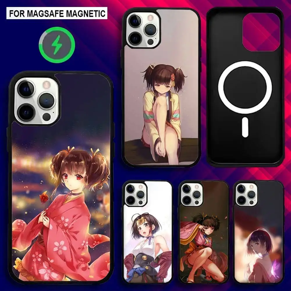 

K-Koutetsujou Mumei Anime Phone Case For iPhone 16e,16,15,14,13,12,11,Plus,Pro,Max,Mini Magsafe Magnetic Wireless Charging