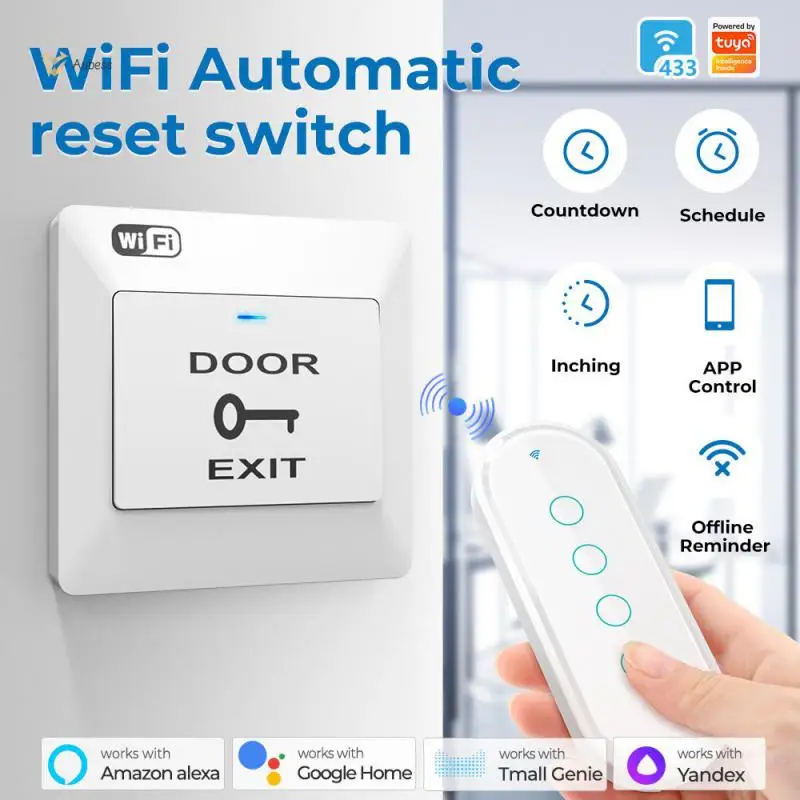 Control de acceso Wifi para el hogar, Control remoto por voz, automatización inteligente, aplicación Tuya, diseño elegante