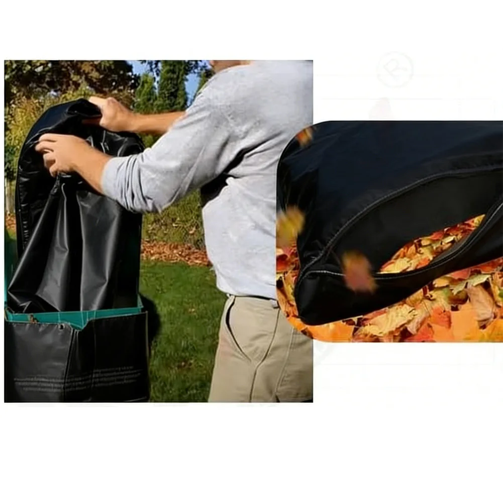 For 51563 Leaf Blower Bag Garden Cleanup Black Spacious Debris Capacity Lightweight Handling Tear-resistant Polyester