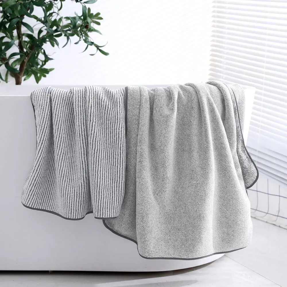 

Durable Absorbent Bath Towel Thickened Soft Beach Towel Skin-friendly Large Size Sports Shower Towel Swim