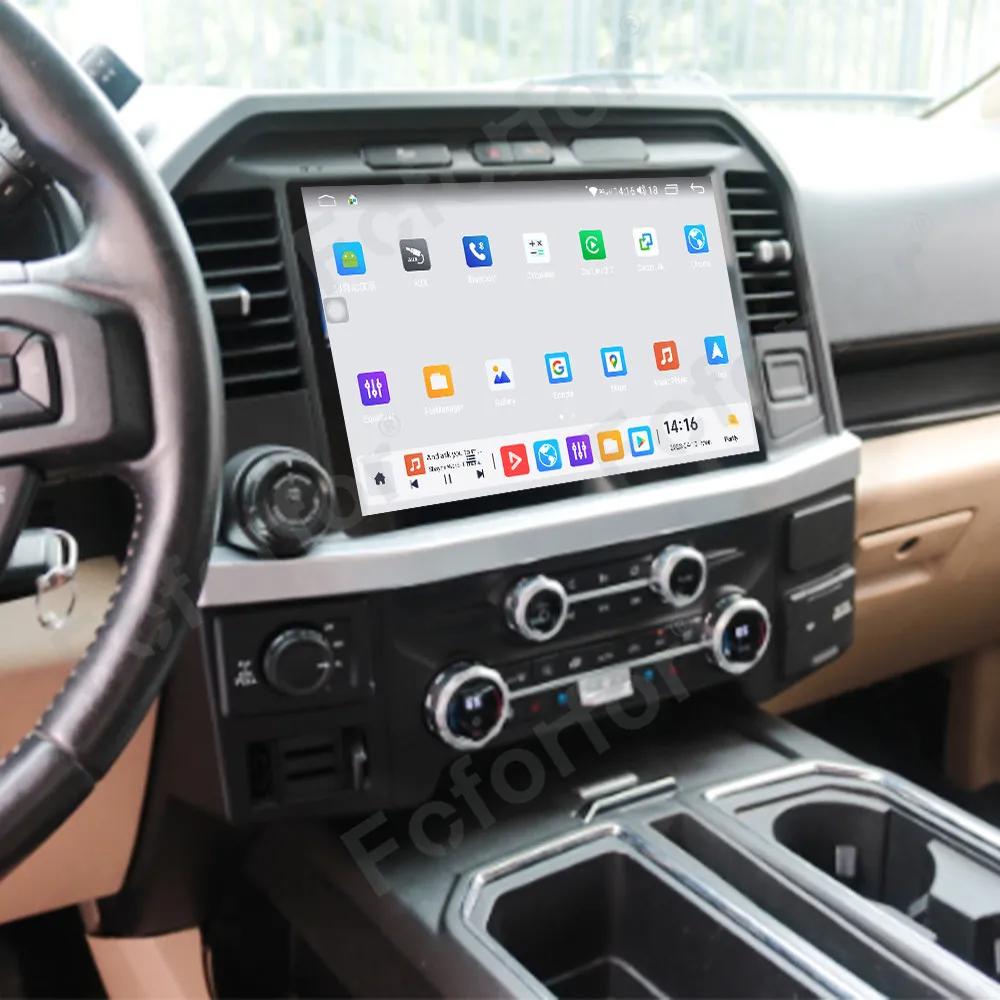 13.1 Inch Car Radio For Ford Raptor F150 F250 F350 F450 2015-2019 Android 13.0 Multimedia Player CarPlay GPS Navigation 4G GSM