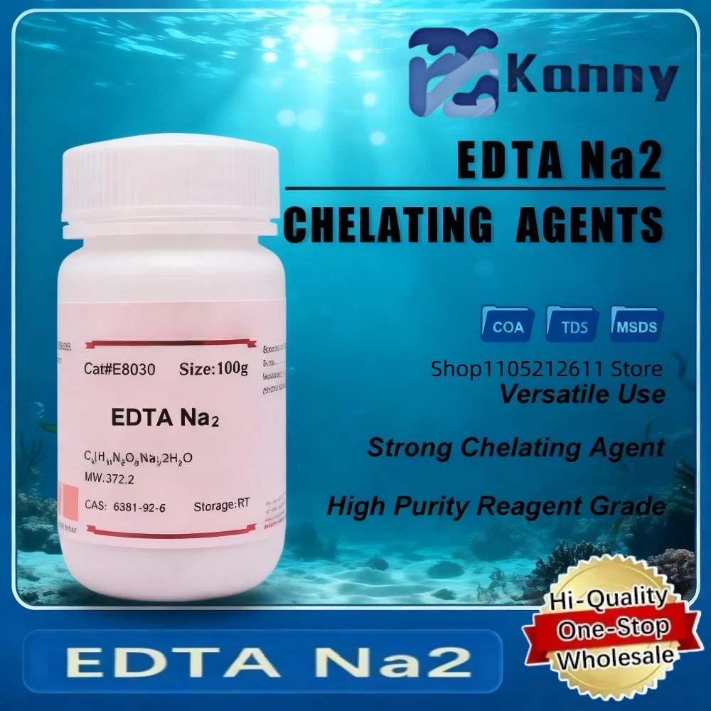 EDTA Na2 Disodium EDTA High Purity Chelating Agent Molecular Biology Grade for Lab and Cell Culture PH Original Product