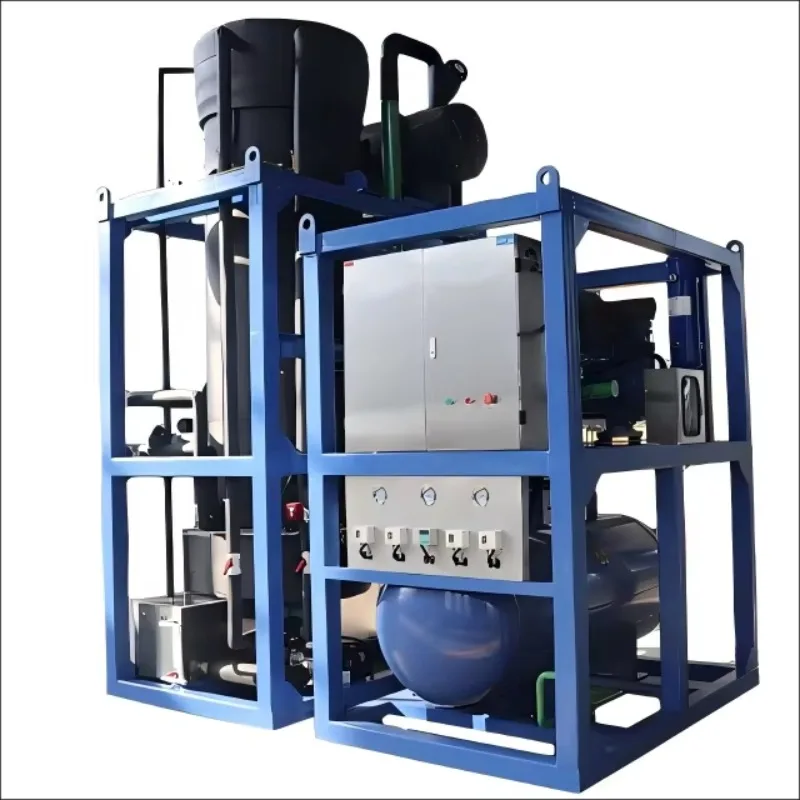Customized PLC Compressor Tube Ice Making Machine 5 20 Ton Daily Output Commercial Use Energy Saving Factory Price Wholesale
