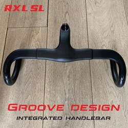 RXL SL integrated handlebar road bike, internal routing drop bars ,carbon fiber road bike handlebars,28.6mm,400/420/440