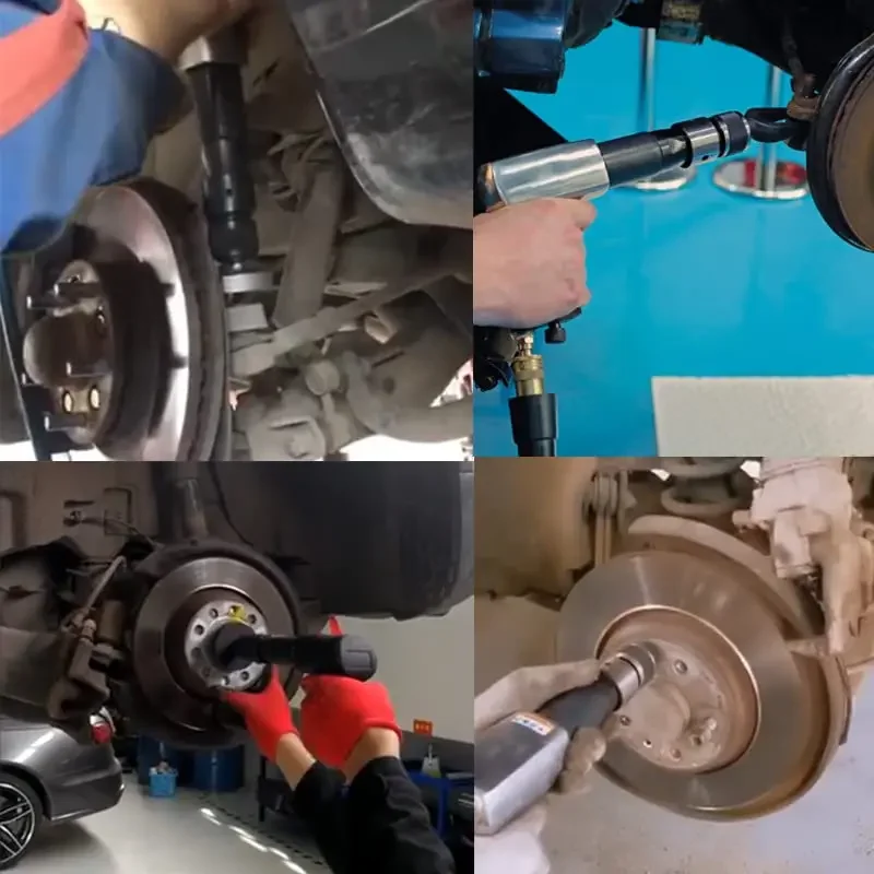 Air Hammer with 19-Piece Tool plus Set, Multifunctional Pneumatic Hammer Kit with with Quick Change Retainer, Carrying Case