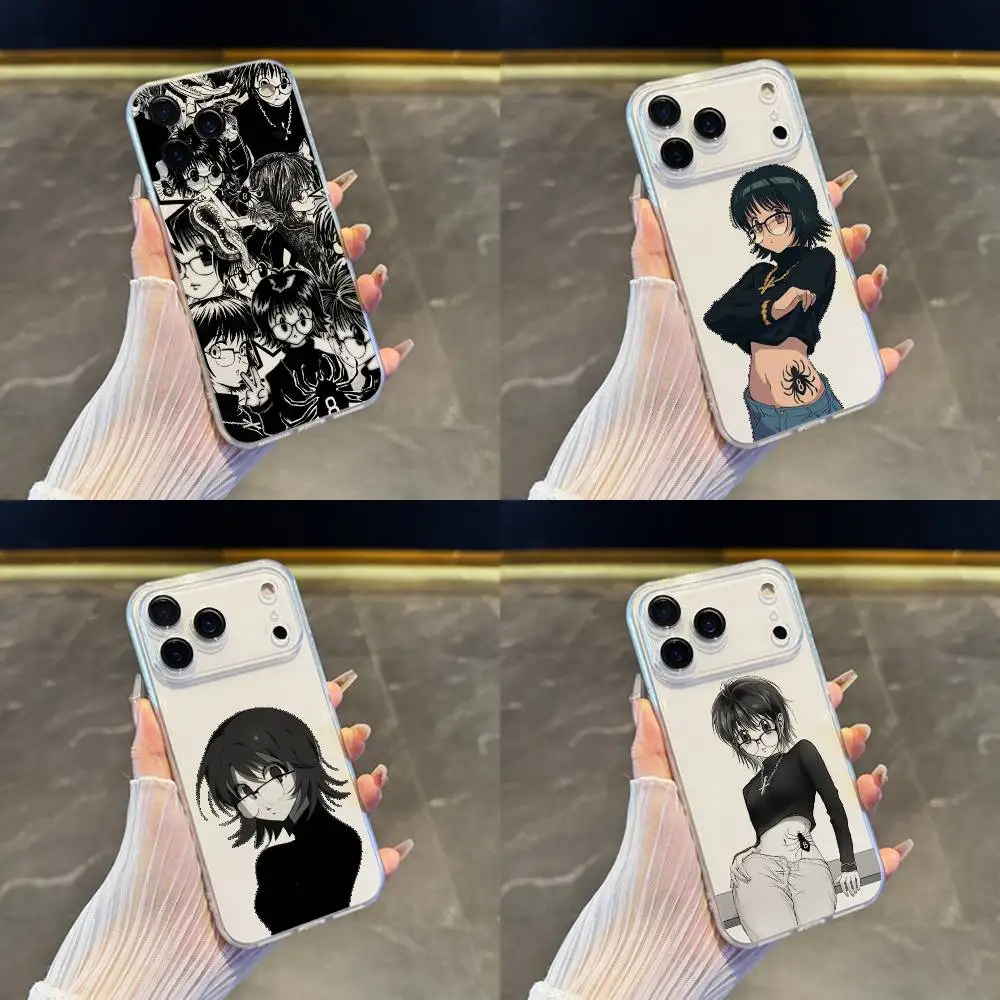

S-Shizuku M-Murasaki Anime Phone Case For iPhone 17,16,15,14,13,12,11 Pro,Max,Plus,X,XS,XR,SE4,E Mini Transparent Soft Cover