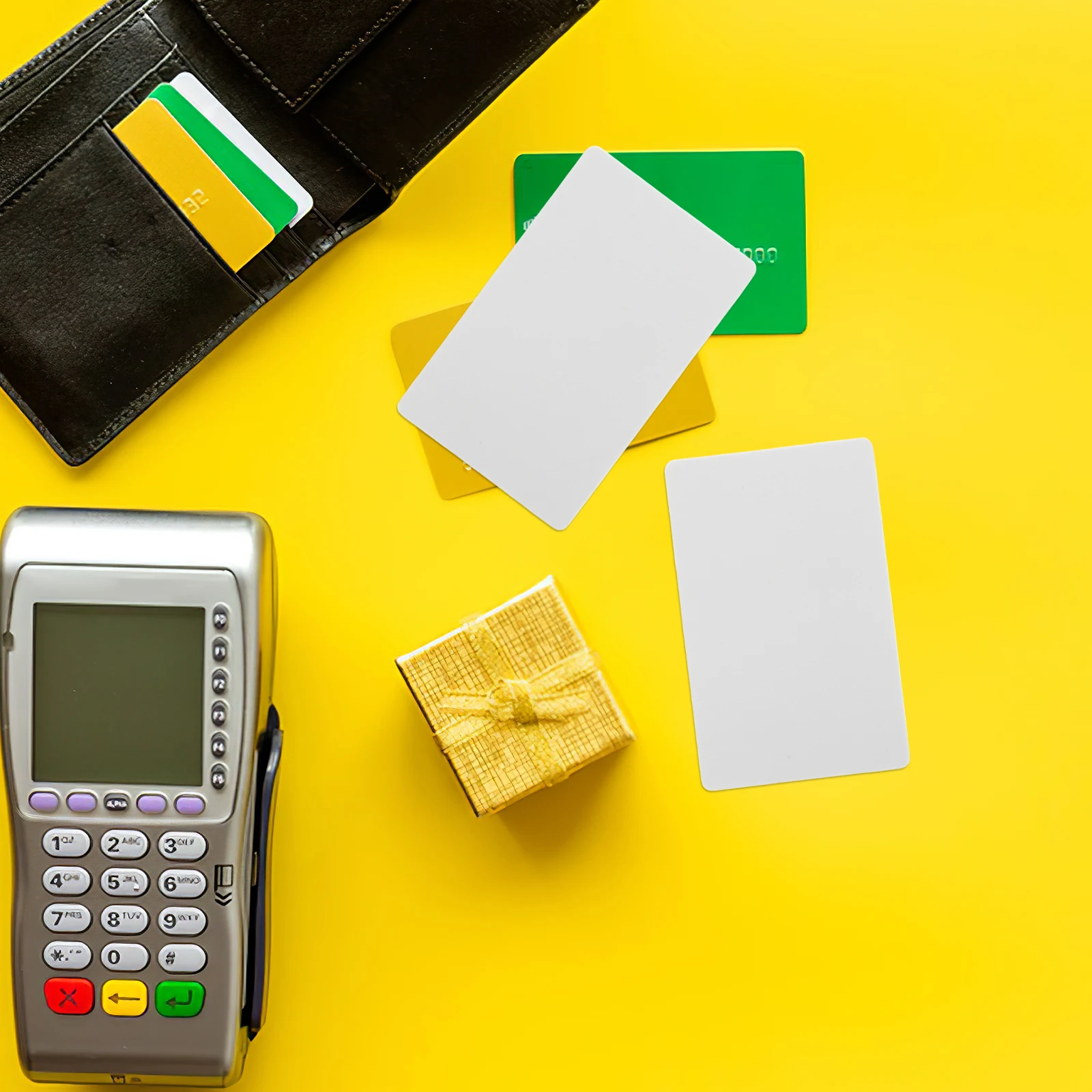 

10 Pcs Card Reader Cleaning Cards Standard Size Quick Drying Sealed Packaging Credit Card Machine Tools POS Terminal