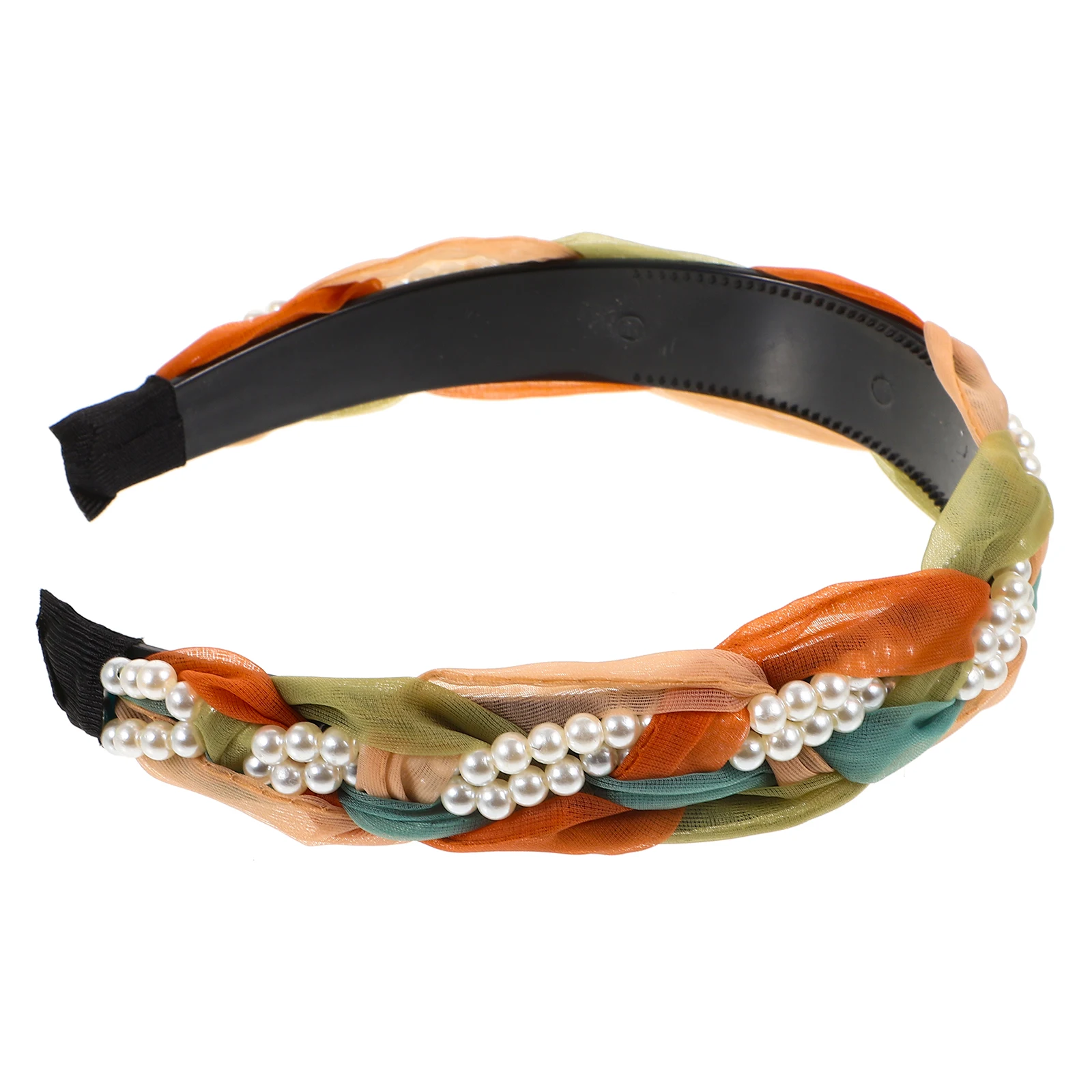 

Colorful Net Headbands Women Hair Accessories Wide Pearl Anti Slip Hairbands For Everyday Wear Parties Weddings Styling
