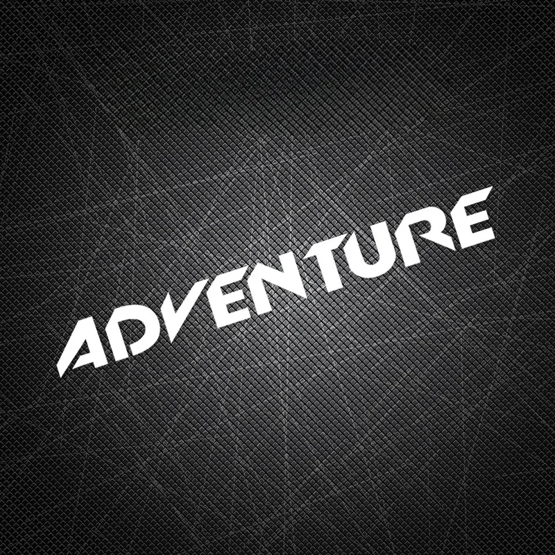 

Adventure Letter Motorcycle Sticker Waterproof Vinyl Decal Off-Road For Auto Bumper Rear Window Motorcycle Helmet Auto Styling