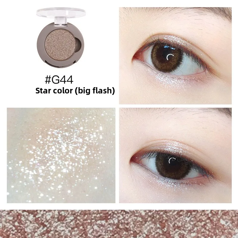 Judydoll 소프트 매트 컬러 아이섀도 단색 플래시 아이섀도 팔레트 편광 글리터 매트 아이섀도