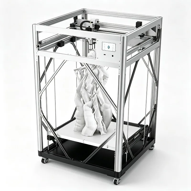 Large Format 3D Printer with Huge Build Volume Multi-Color 3D Printer 500% Faster Zero Purge Waste Fully Automatic Calibration