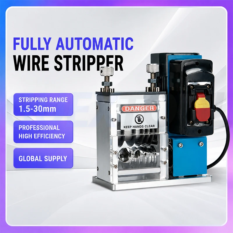 Automatic Cable Peeling Machine Wire Separator Electrical Processing Equipment For Copper Cable Insulation Removal
