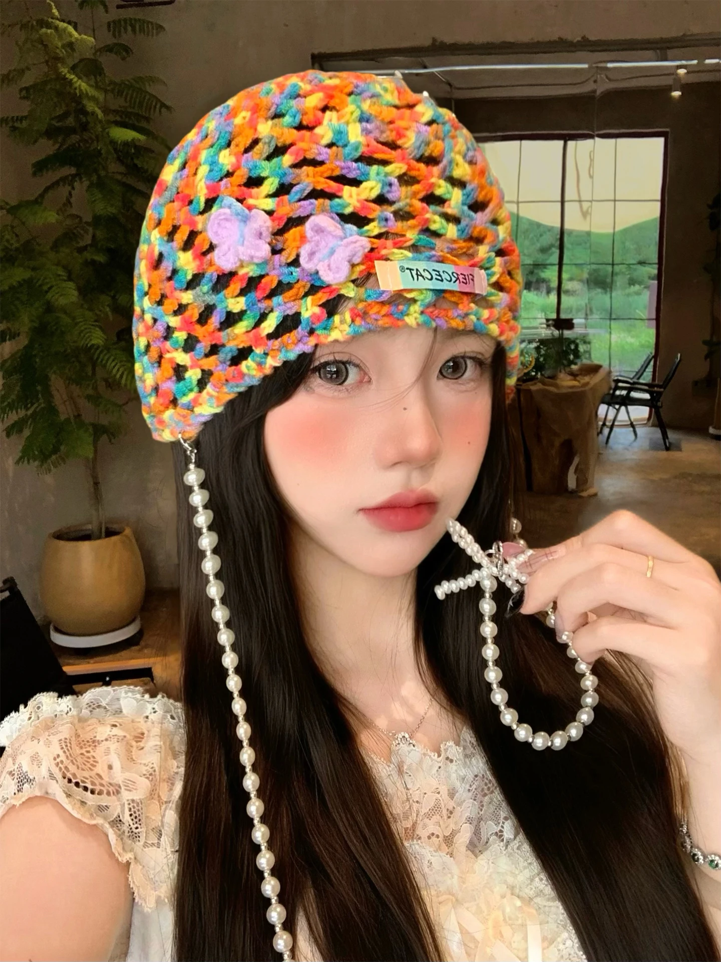 bone-de-malha-colorido-com-perolas-e-franjas-para-mulheres-respiravel-para-primavera-e-verao-estilo-de-viagem-gorro-moder