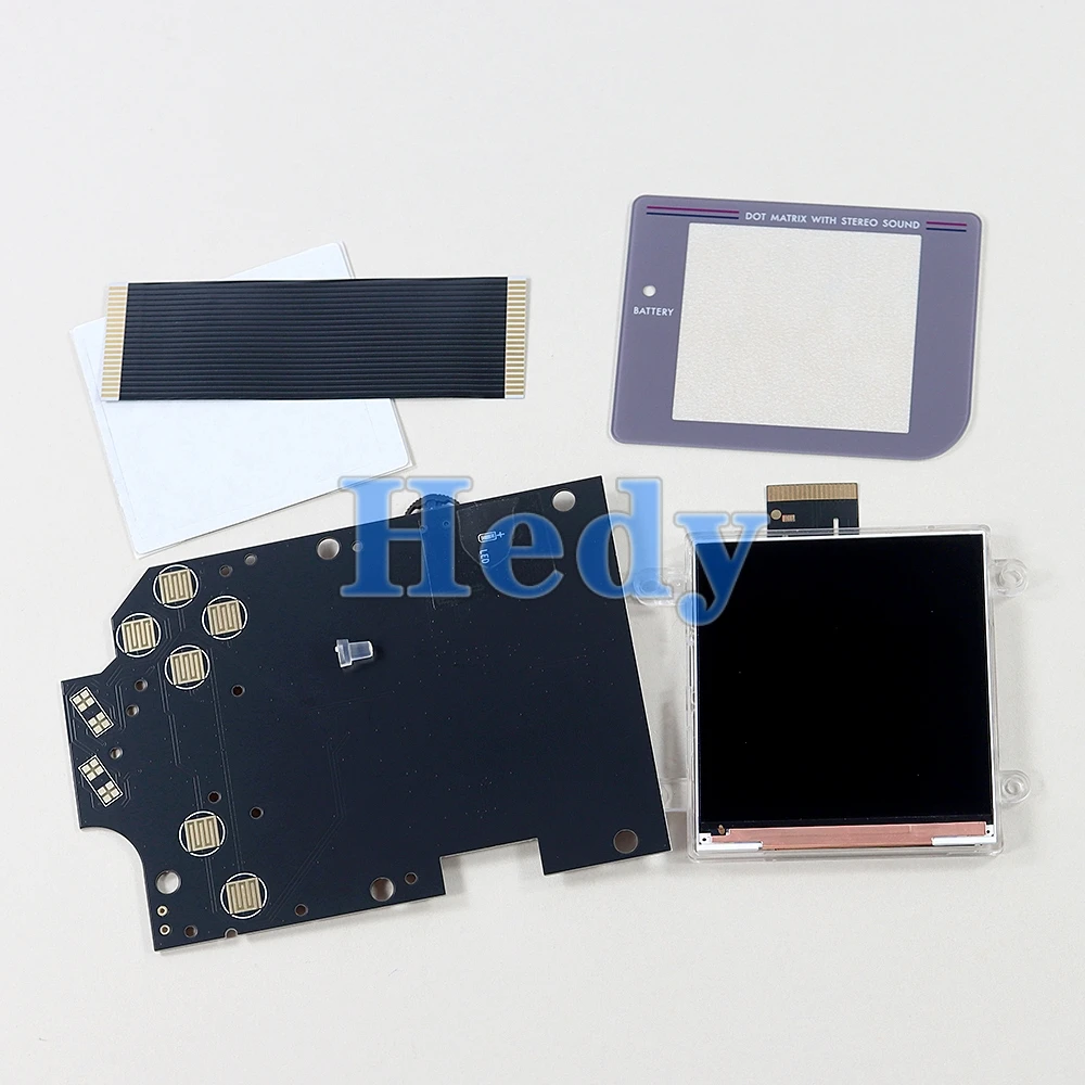1 ensemble 2.6 pouces V5.0 mettre en évidence les Kits d'écran complet IPS pour GB V5 IPS LCD rétro-éclairage haute luminosité 36 combinaisons de couleurs rétro
