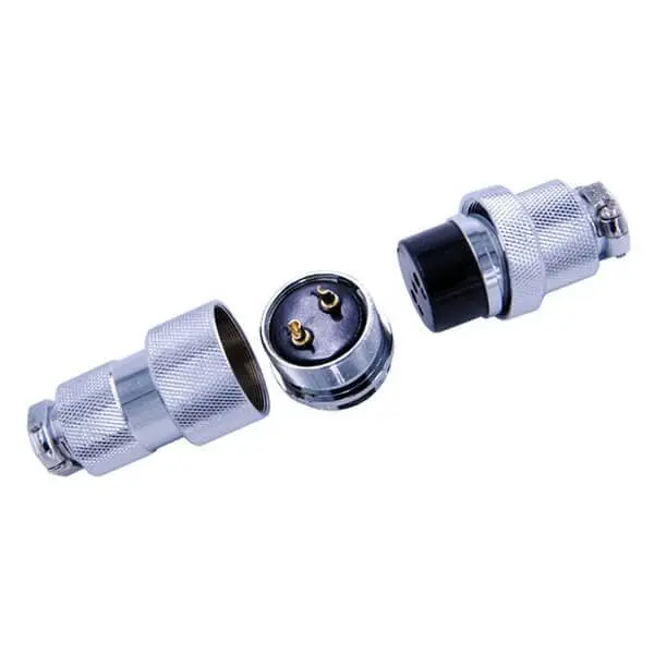 2 Sets GX30-2 Pin Docking Cable Plug Male Female Circular Aviation Connector