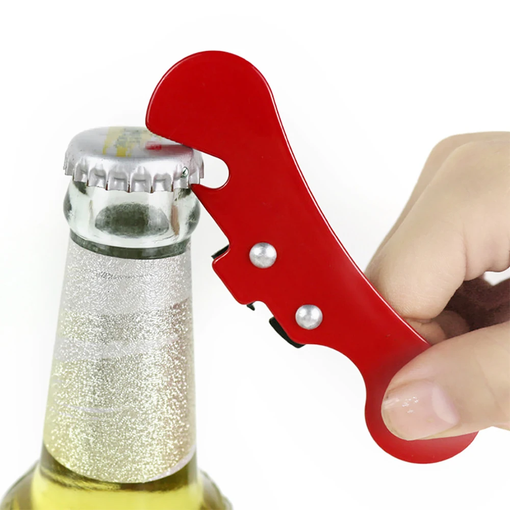 New Stainless Steel Manual Can Opener Comfort Good Grip Tin Jar Beer Bottle Cans Opener Tools Multifunctional Kitchen tools