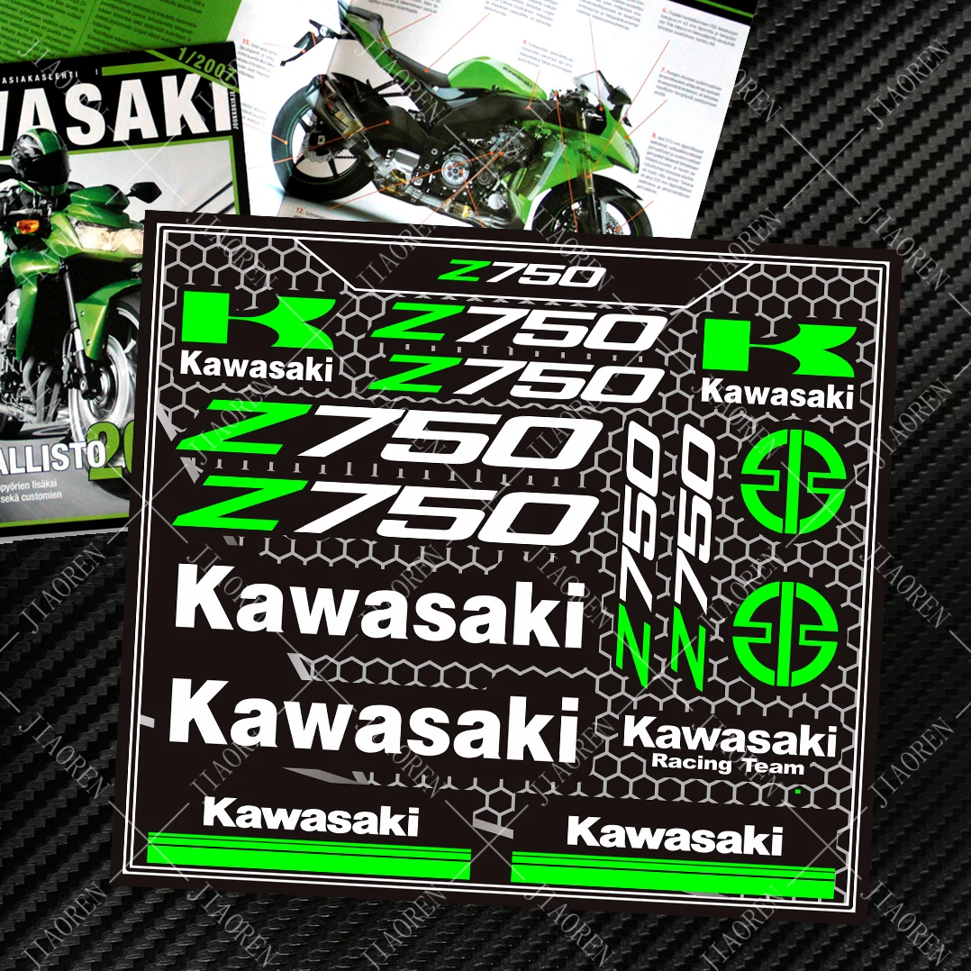 For Kawasaki Z750 Sticker Decal Logo Kit