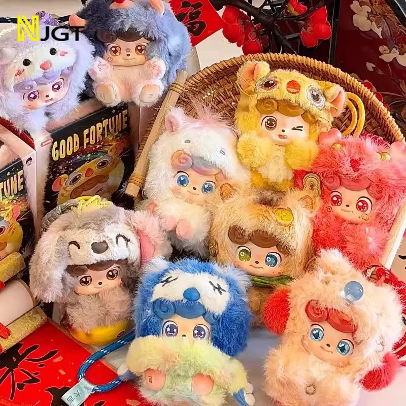 

Genuine Jotoys Q.Kid Good Fortune Series Blind Box Cute Doll Pendant Collection Desktop Ornament Fashion Trend Surprise Gift