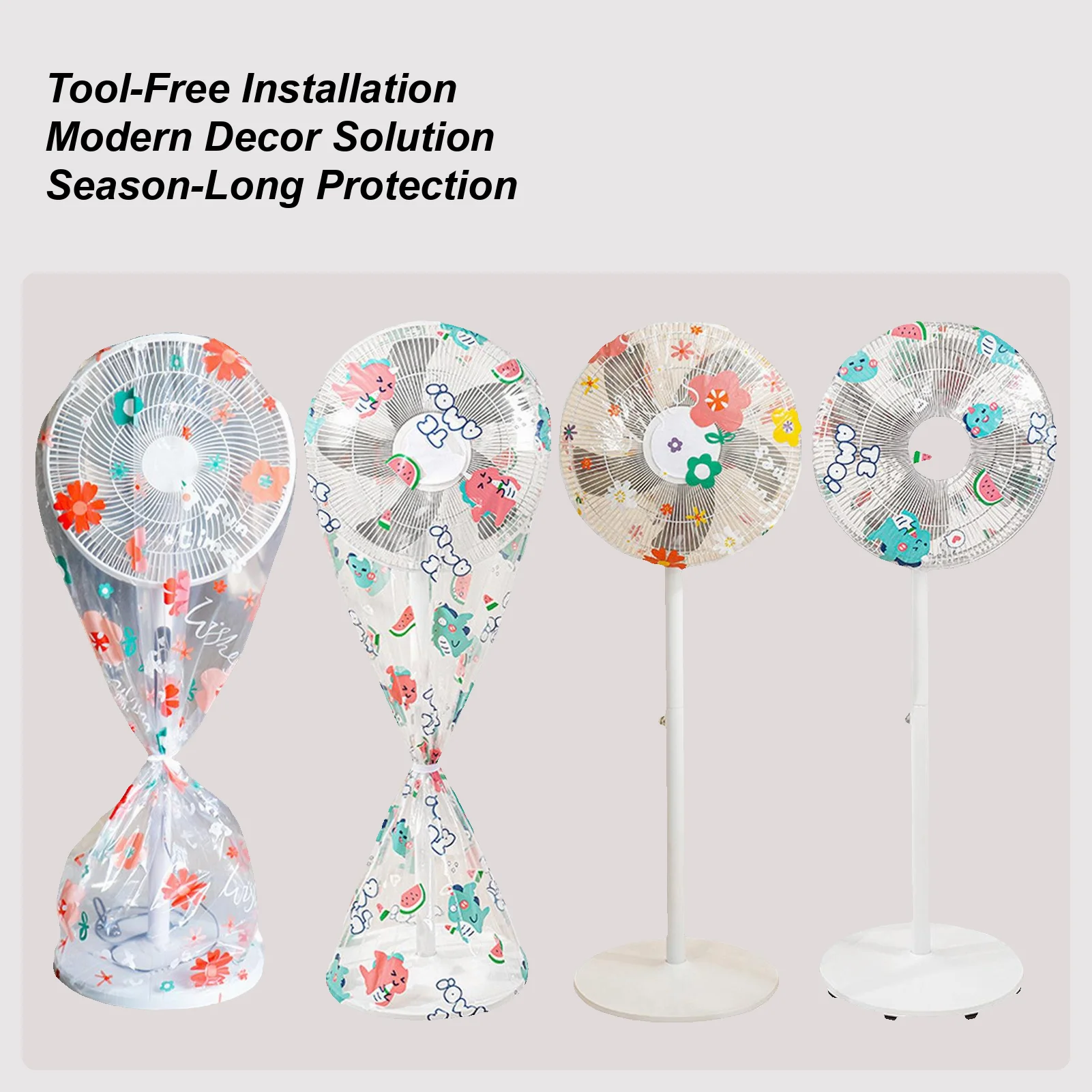 Desk-Style Floor Fan Dust Cover Foldable Rustproof Waterproof Fan Dust Cover Protector Standing Fan Dust Cover Replacement