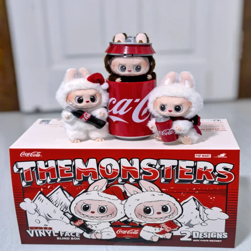 

POP MART Labubu The Monsters Coca-Cola Series Виниловая лицевая слепая коробка Игрушки Mystery Box Mistery Caixa Фигурка-сюрприз в подарок