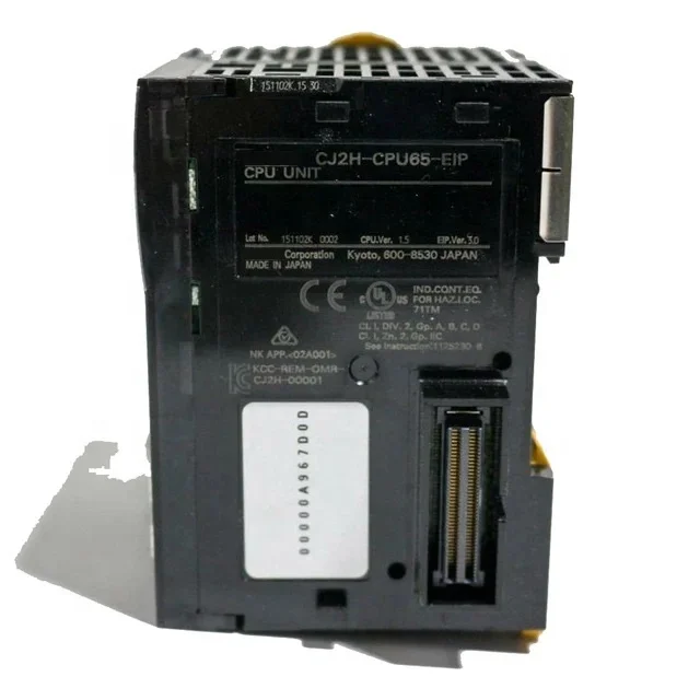 New Original Plc Industrial Control Module CJ2H-CPU65-EIP CJ2H-CPU64-EIP Program Logic Control CJ2H-CPU68-EIP Controller