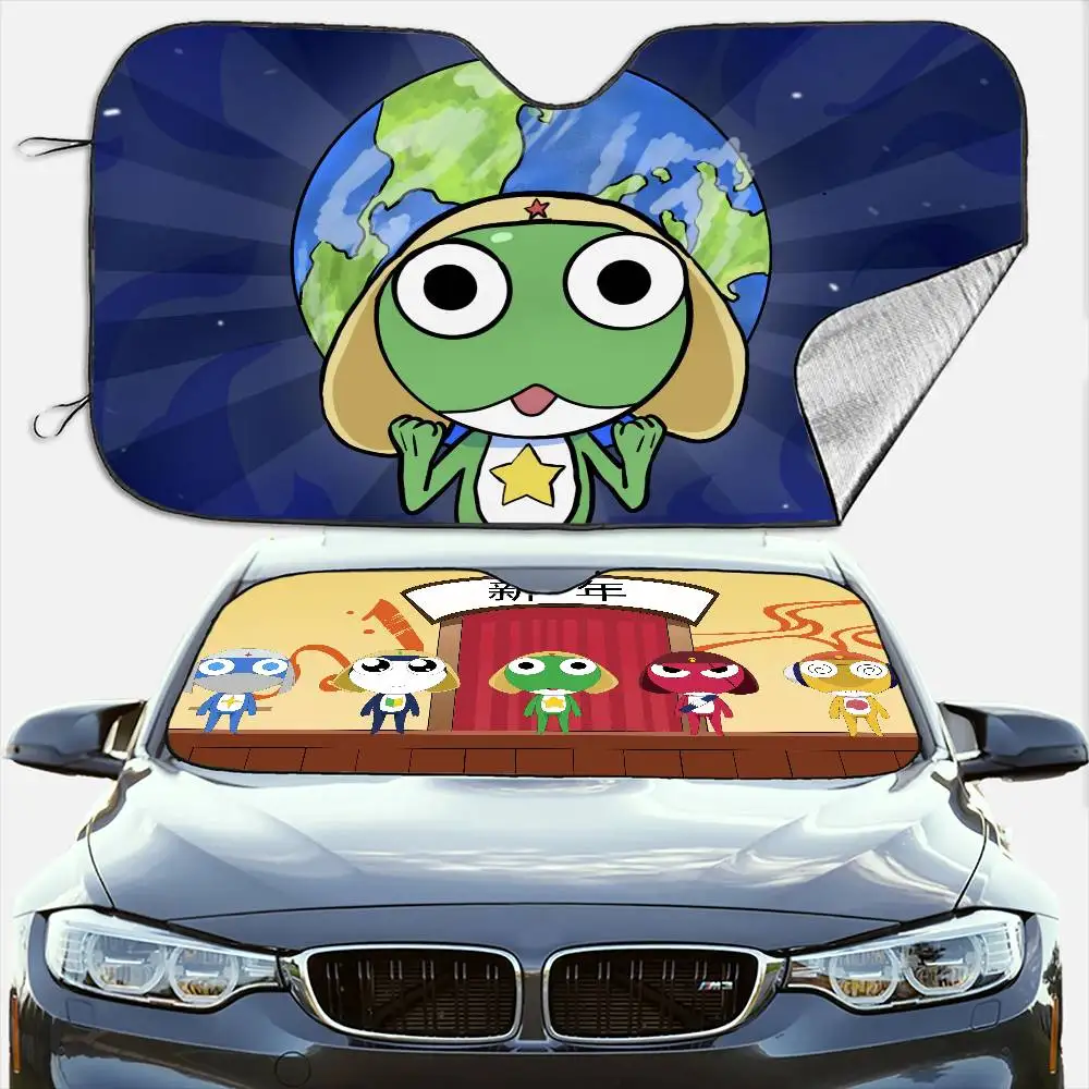 ستائر ظلة للسيارة من Ser-Anime-geant-new-Keroro للزجاج الأمامي مضادة للأشعة فوق البنفسجية حماية أمامية من الشمس واقي تبريد