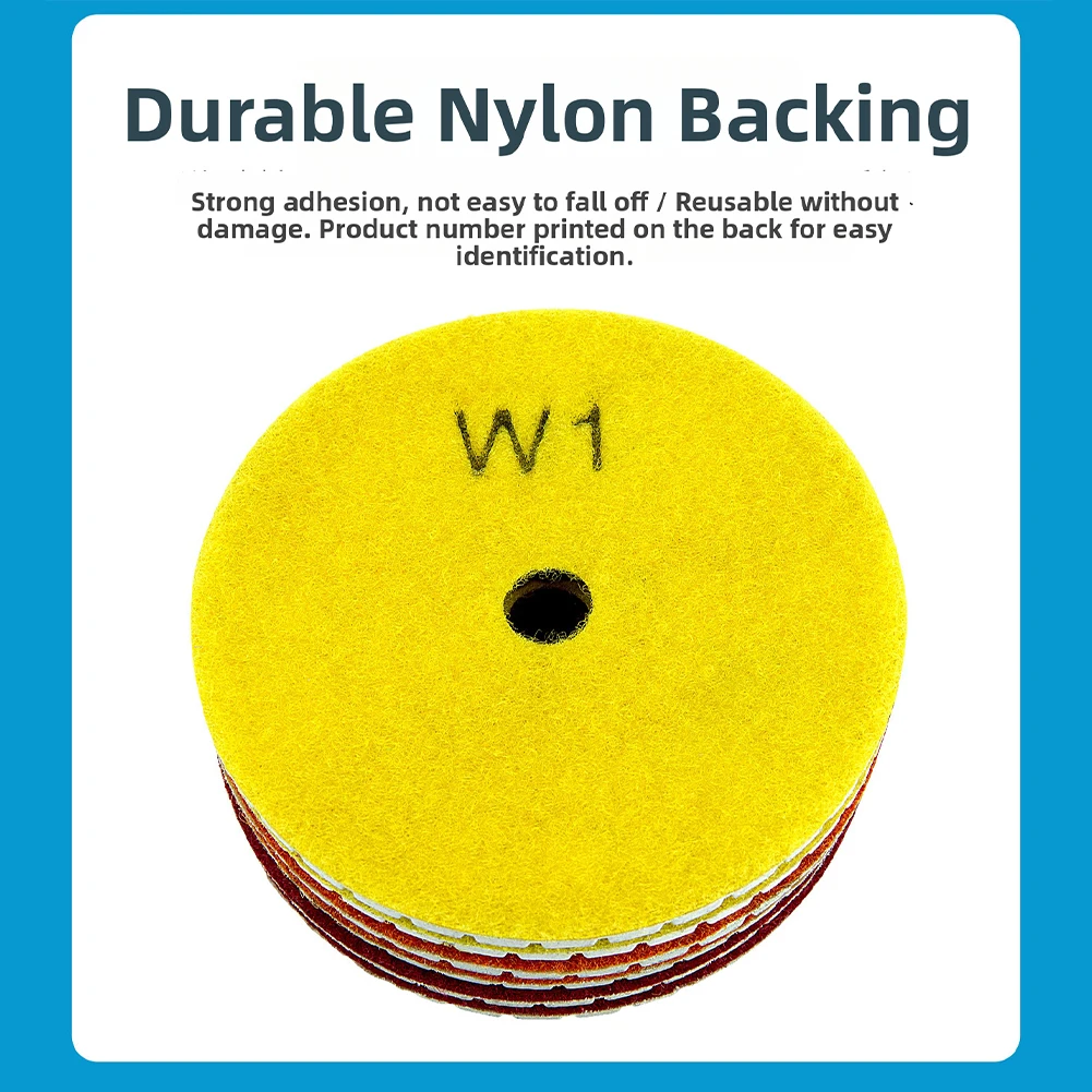 Three Step Diamond Polishing Pads for Polishing For Granite Concrete Marble and Terrazzo Stone Surfaces 4 Inch