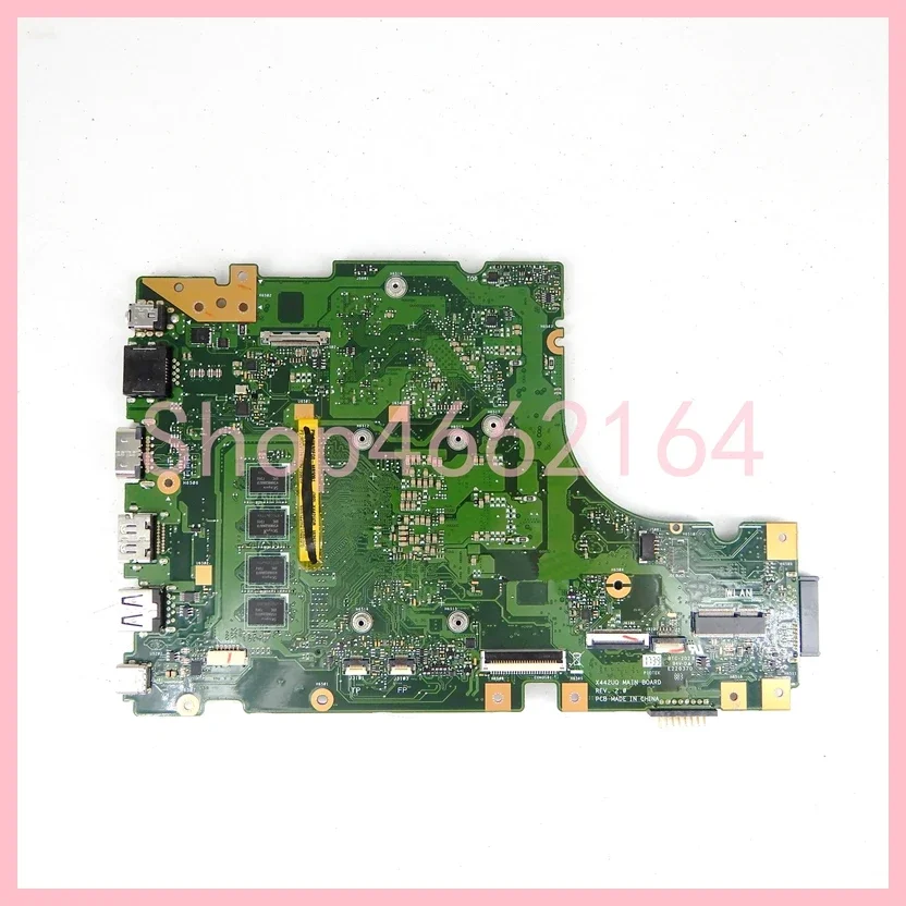 Imagem -03 - Cpu 4gb 8gb-ram Placa-mãe para Asus X442uqr X442un X442unr X442uf X442ur X442urr A480u X442ua X442uar Placa-mãe X442uq i3 i5 i7