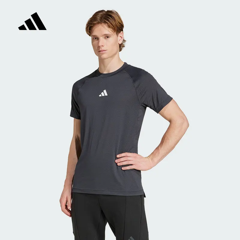 Camiseta de Manga Corta para Hombre Adidas Oficial Sports 2025 Verano JY9511 (Talla Grande)