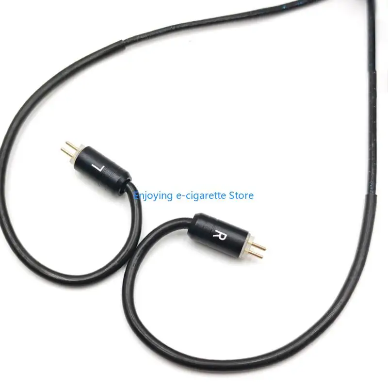 120 langes OFC-Soundkabel für 0,78 mm 2-polige Kopfhörer, 4-adrig/8-adrig geflochten Y4QF – Detail 2