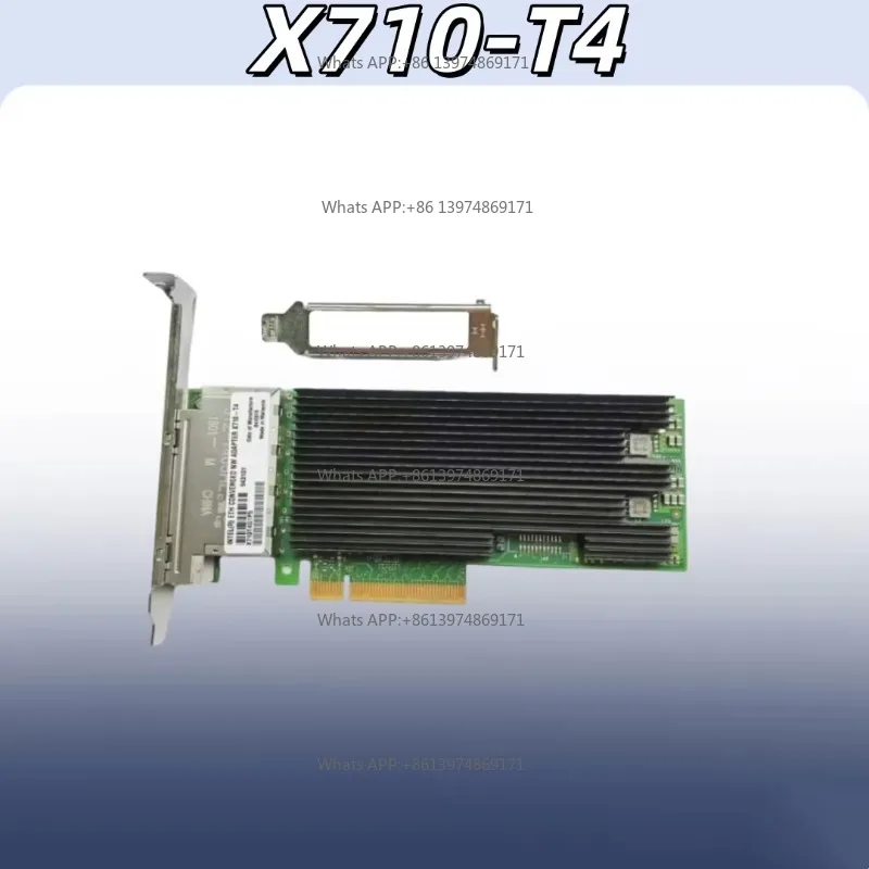 X710-T4 10g 4 Port 10 Gigabit Ethernet Lan Card Pcie 3.0 Rj45 Network Card for Server