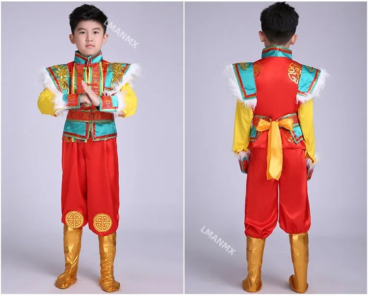 أزياء الأداء المنغولي للأطفال، أزياء الرقص المنغولي، أزياء النساء والفتيان، أزياء الأداء المسرحي