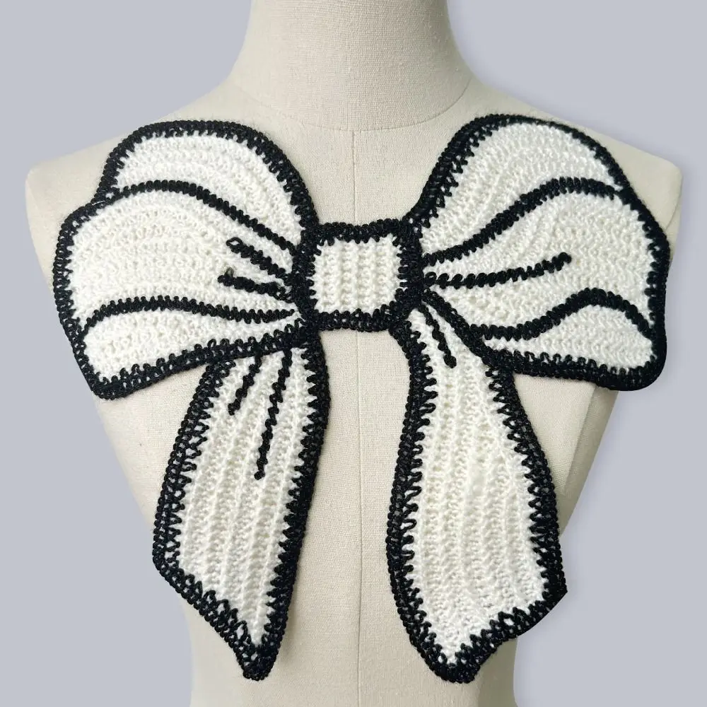 New Cloth Fabric Collar Flower Handmade Embroidered Dress Decoration DIY Sew Clothing Accessories Wedding Party
