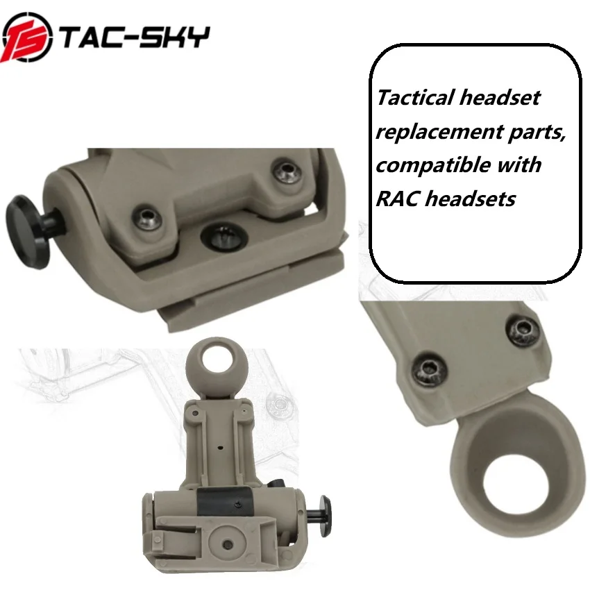 

Tactical Headset Replacement Accessories, Compatible with RAC Headset ARC Shooting Noise-canceling Earmuff Adapter