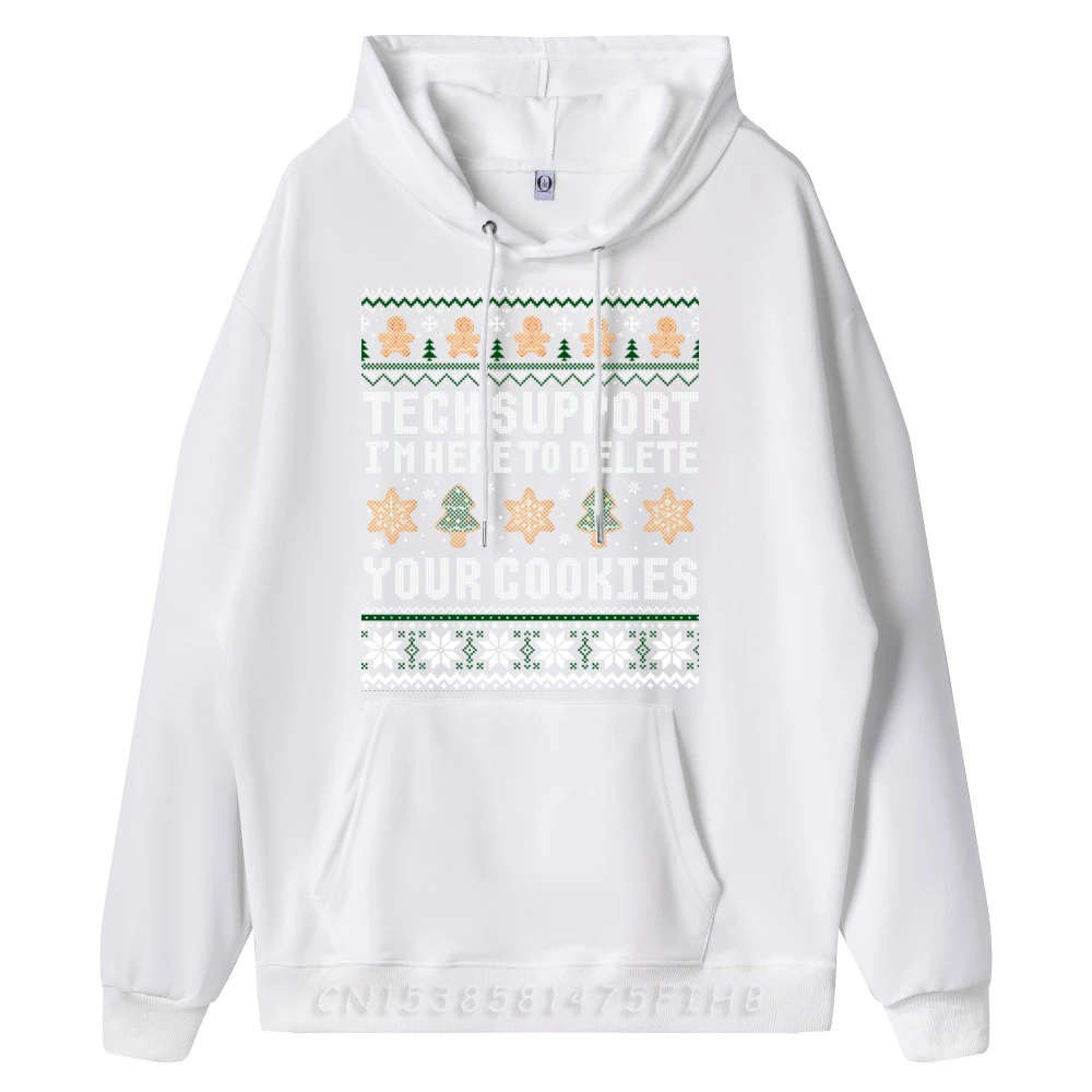 Funny Christmas Tech SupporHoodies Computer Programmer Funny Shirt Female Hoodie Men Christmas Sweater Long Sleeve - Image 4