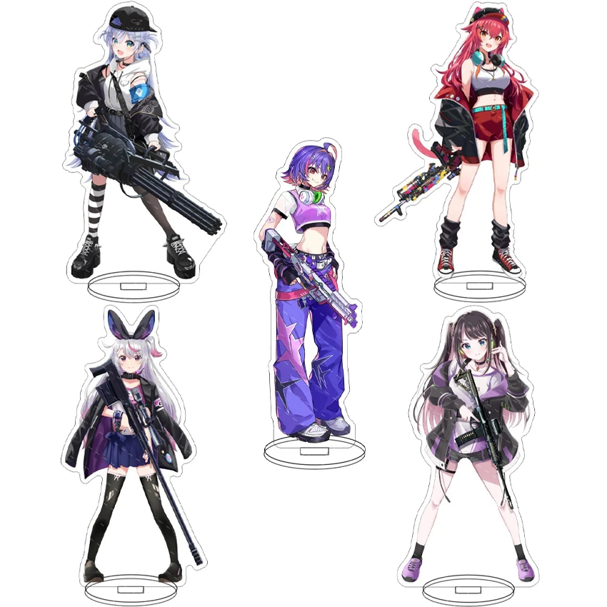16CM Anime VSPO! Hinano Tachibana Met Komori Noah Kurumi Uruha Ichinose Sumire Kaga Acrylic Stand Figure Cos Ornaments Gifts