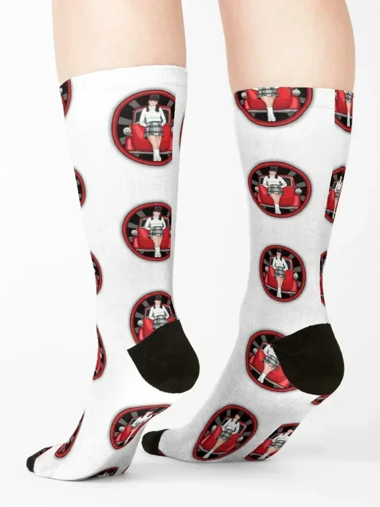 Gina Ward Heartbeat Socks christmass gift valentine gift ideas sports and leisure Antiskid soccer Men Socks Women's