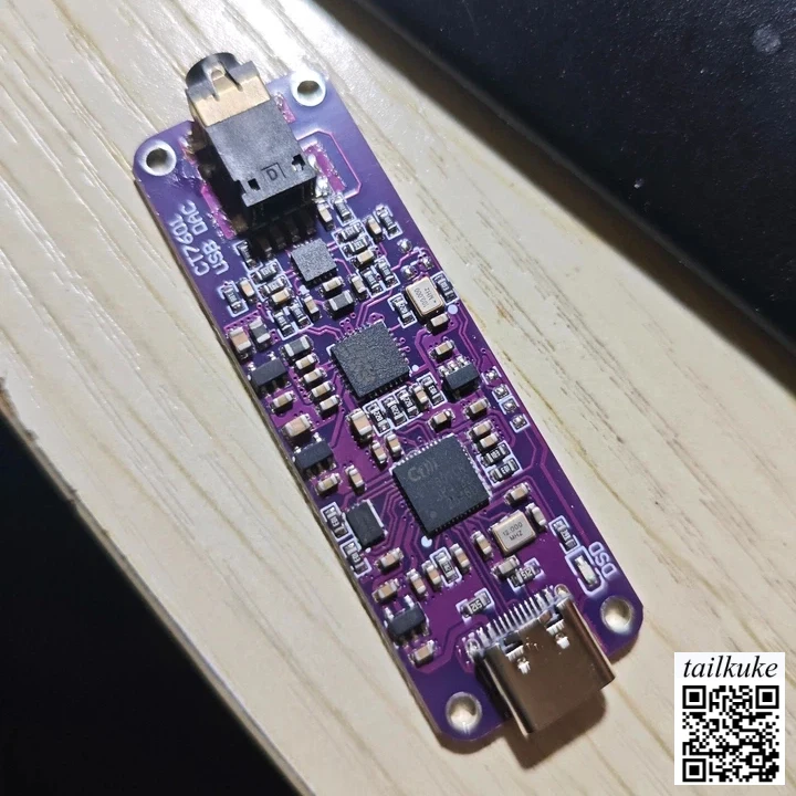 Portable Hi-Fi DAC Amp Dongle USB-C, DSD Support, DIY-style Headphone Adapter