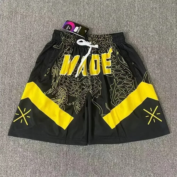 2024 The Latest Wade American Sports Basketball Shorts 3D Digital Printing Casual and Comfortable Breathable Quick-drying Shorts