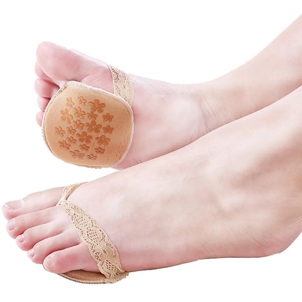 

1Pair Forefoot Pads for High Heels Ball of Foot Pain Relief Cushion Insoles Anti-Slip Massaging Metatarsal Support Gel Pads