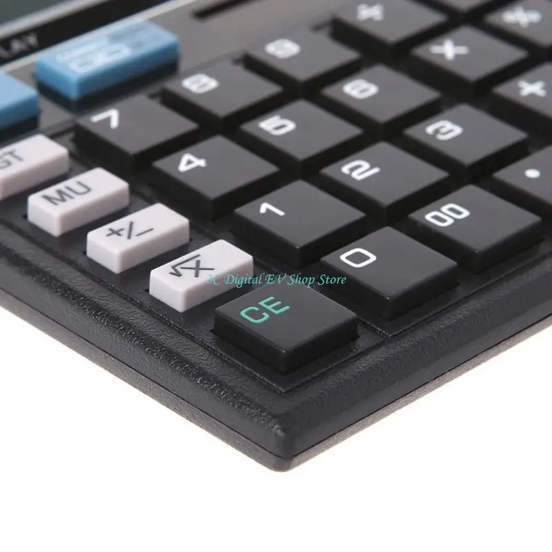 E74D Large LCD Screen 12 Digits Calculator Desktop Electronic Calculators Home Office School Financial Accounting Tool