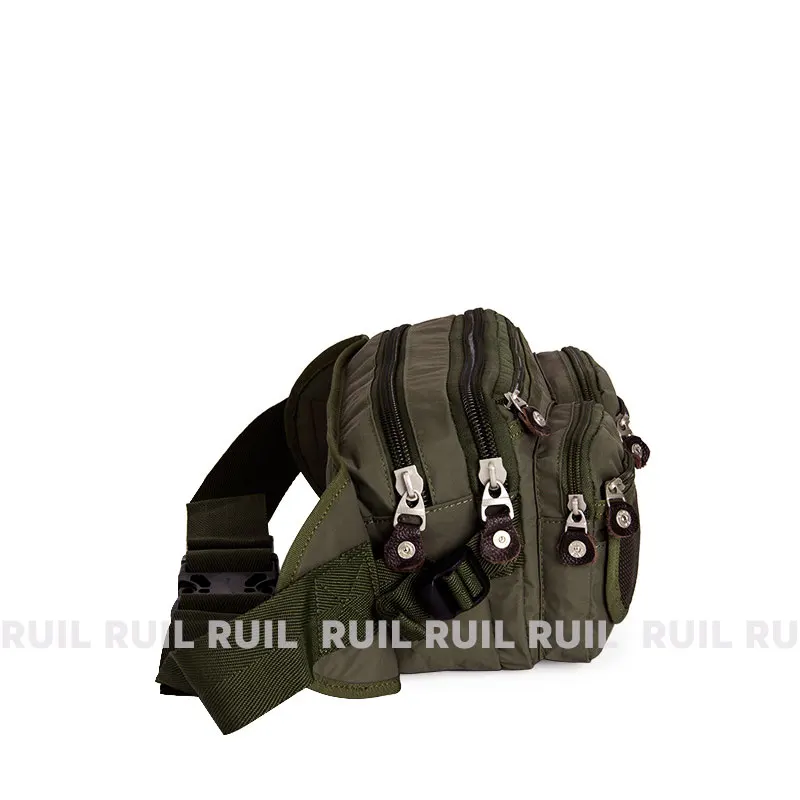 New Men Waist Pouch Sport Mobile Phone Pouch Bags Running Belt Oxford Cloth Casual Travel Small Bag