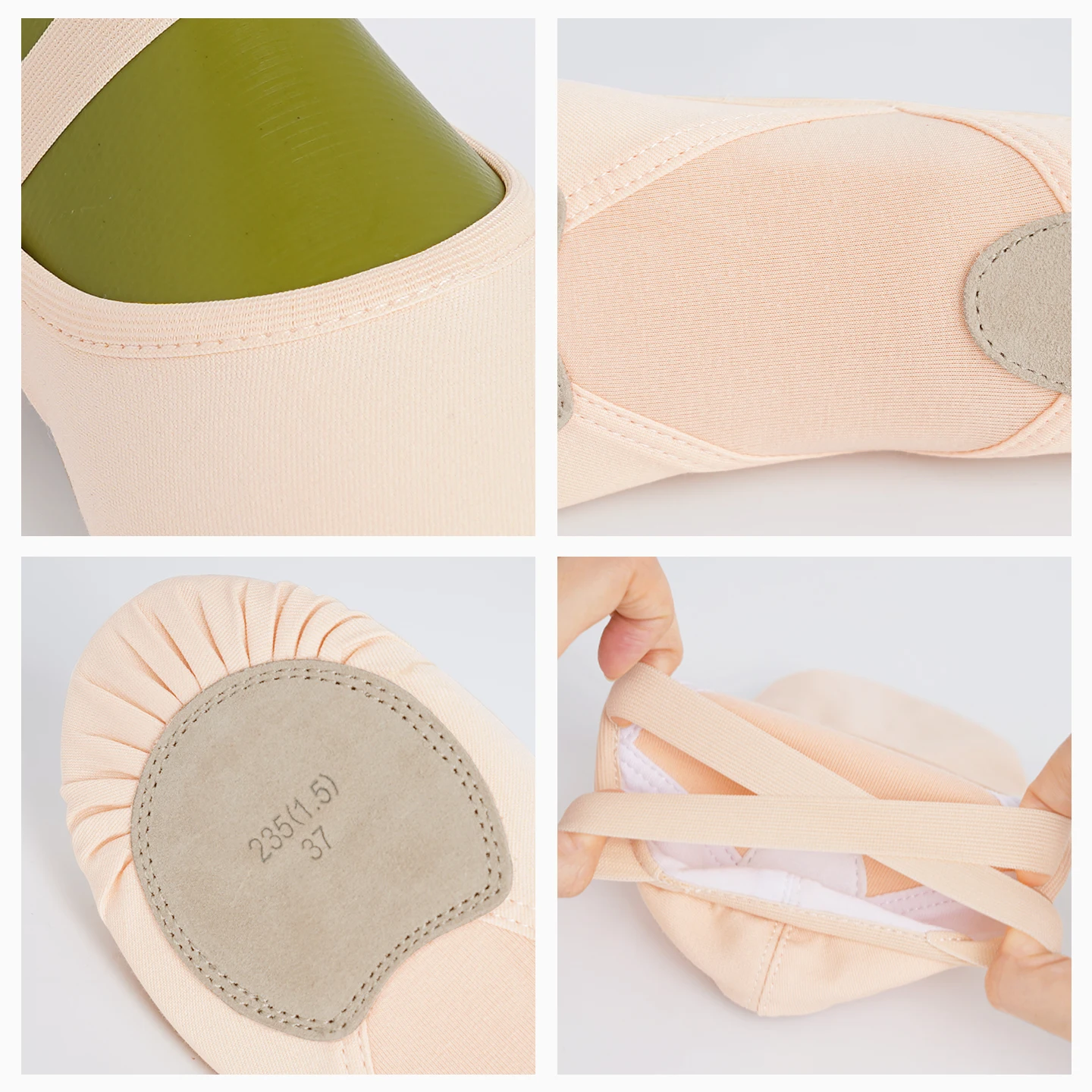 Zapatos de baile de Ballet para mujer, zapatillas de Ballet con suela dividida para niñas y niños, zapatos de Ballet transpirables, zapatillas de baile de bailarina, bailarinas