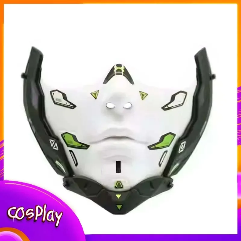 

Cyber Punk Face Mask Cos Mechanical Mask Halloween Cosplay Costumes Mechanical Mask Cos Mechanical Soldier Party Props Gift